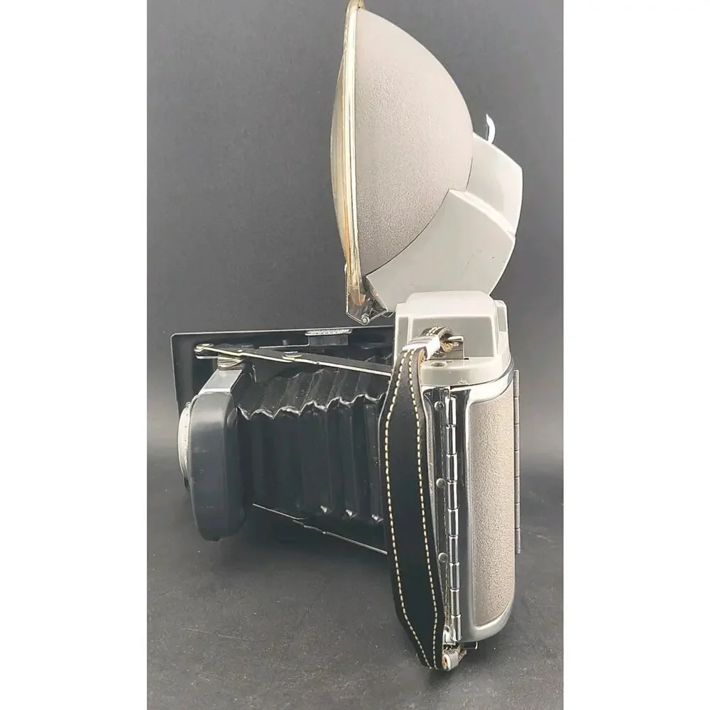 1950s Polaroid Highlander Model 80 Land Camera Outfit w/ Case, Flash, Manuals
